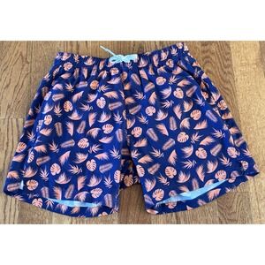 BEAR BOTTOM Men's Size Medium 5.5" Inseam Printed Mesh Lined Swim Shorts